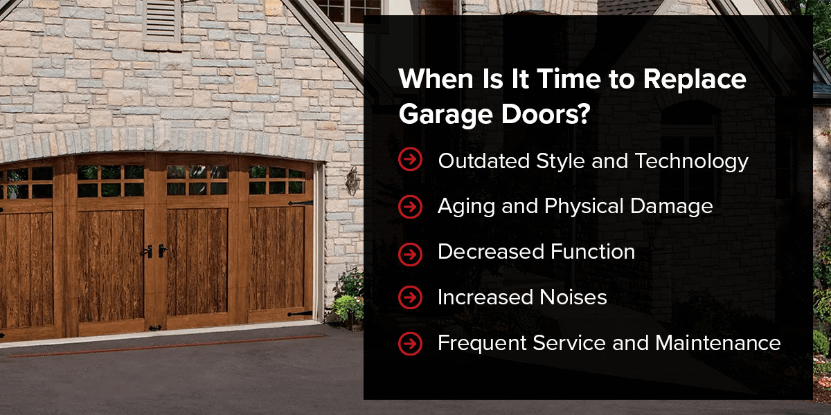 when is it time to replace garage doors?