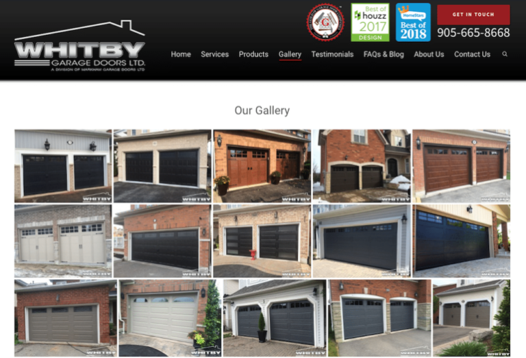 Why Check Out the Gallery on a Garage Door site Whitby Garage